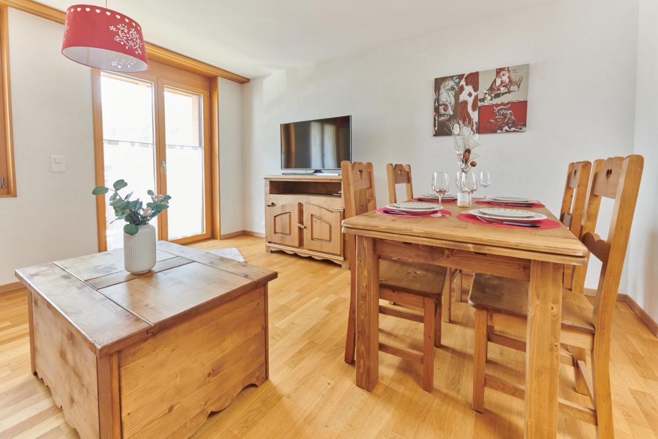 Magnifique Appartement Aux Diablerets Avec Vue Imprenable Ле-Дьяблере Экстерьер фото